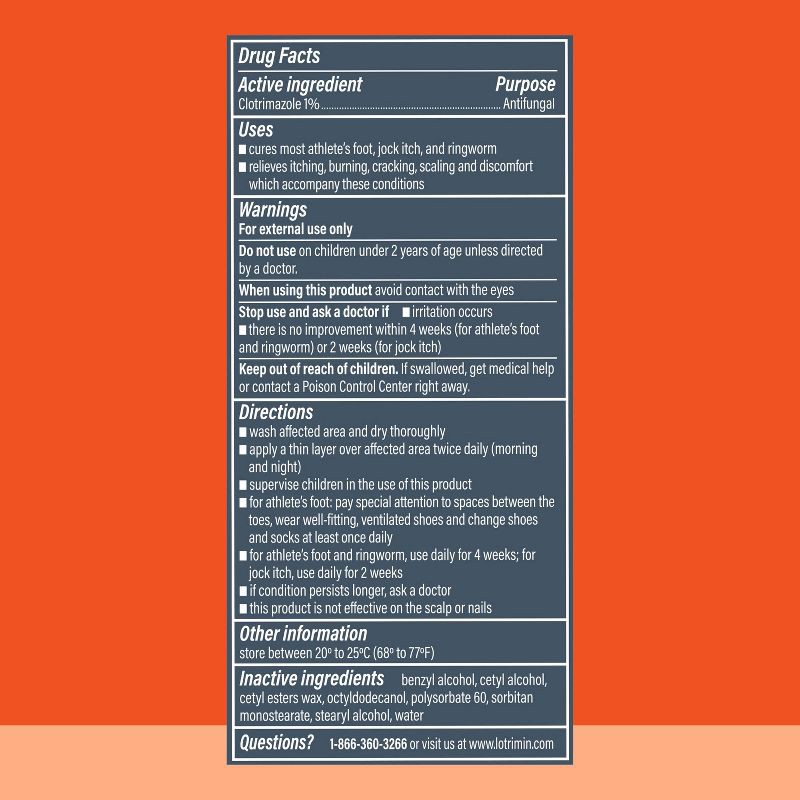 slide 2 of 10, Lotrimin Antifungal Cream Athletes Foot Treatment - 1.1oz, 1.1 oz