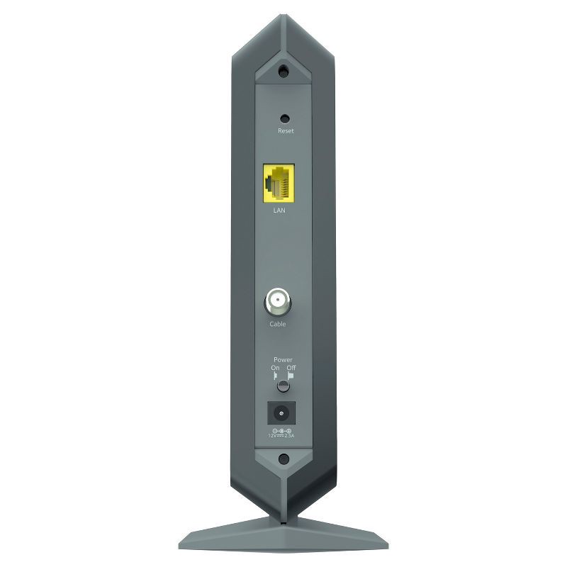 slide 3 of 5, Netgear Cable Modem - Black (CM1000-100NAS): Gigabit Ethernet, Cox, Spectrum, Xfinity Compatible, 1 ct