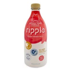 Ripple Dairy-Free Unsweetened Vanilla Milk - 48 fl oz