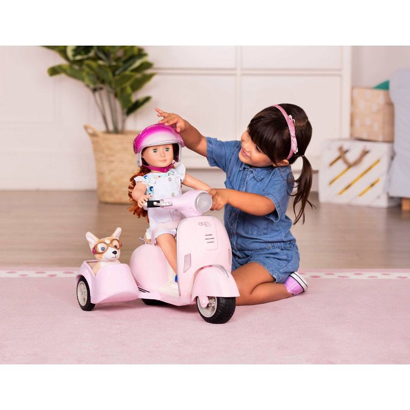 slide 3 of 9, Our Generation Ride Along Scooter Vehicle Accessory Set for 18" Dolls, 1 ct
