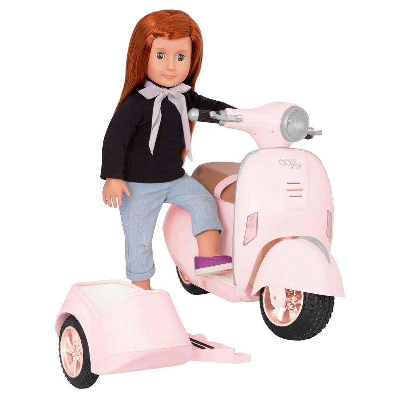 slide 6 of 9, Our Generation Ride Along Scooter Vehicle Accessory Set for 18" Dolls, 1 ct