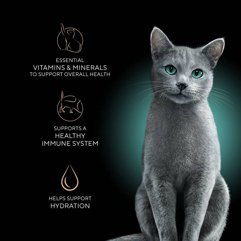 slide 4 of 13, Sheba Perfect Portions Cuts in Salmon, Chicken, Seafood, Turkey and Gravy Flavor Variety Pack Wet Cat Food - 3.96lbs/24ct, 3.96 lb, 24 ct