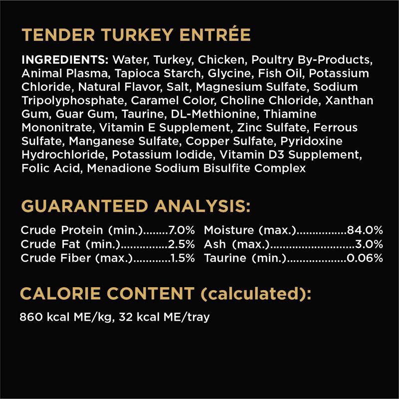 slide 9 of 10, Sheba Perfect Portions Cuts In Gravy Chicken, Salmon & Turkey Entrée Premium Wet Cat Food - 3.96lb/24ct Variety Pack, 3.96 lb, 24 ct