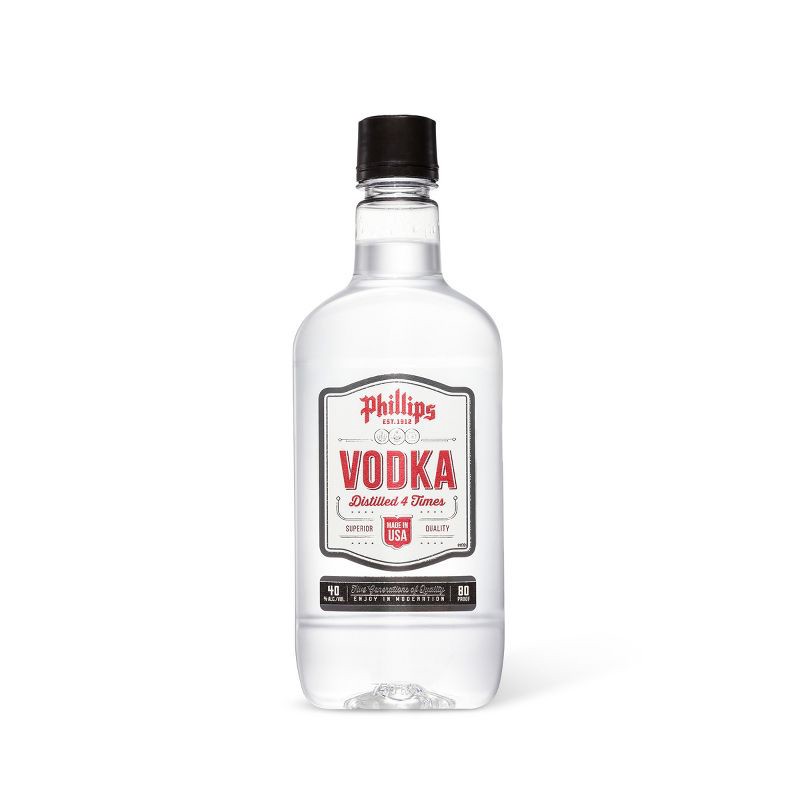 slide 1 of 1, Phillips' Phillips Vodka - 750ml Plastic Bottle, 750 ml