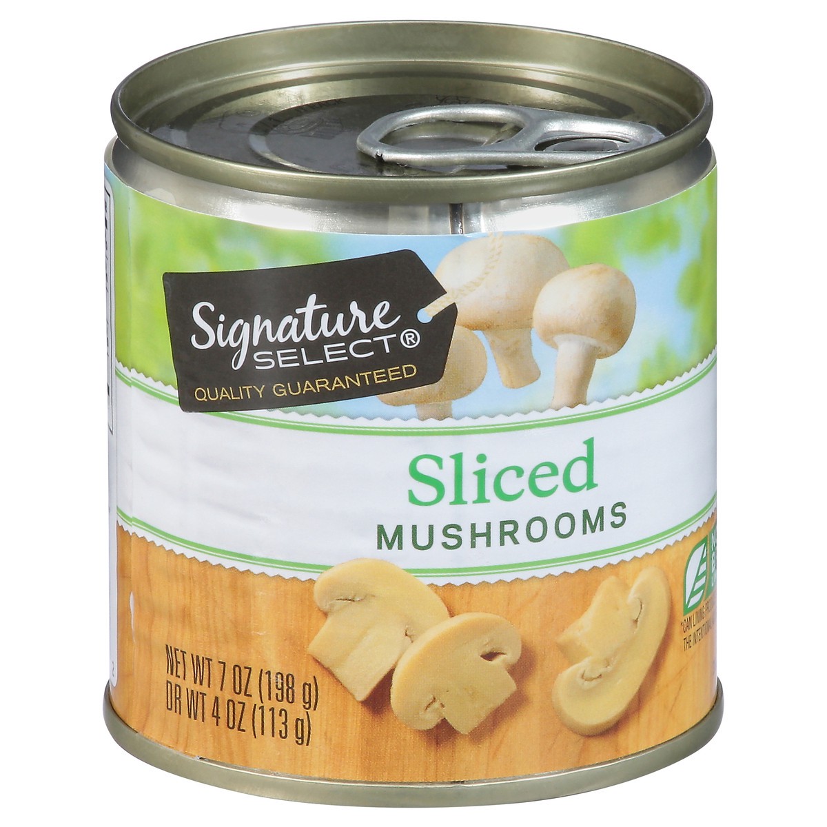 slide 8 of 11, Signature Select Sliced Mushrooms 7 oz, 7 oz