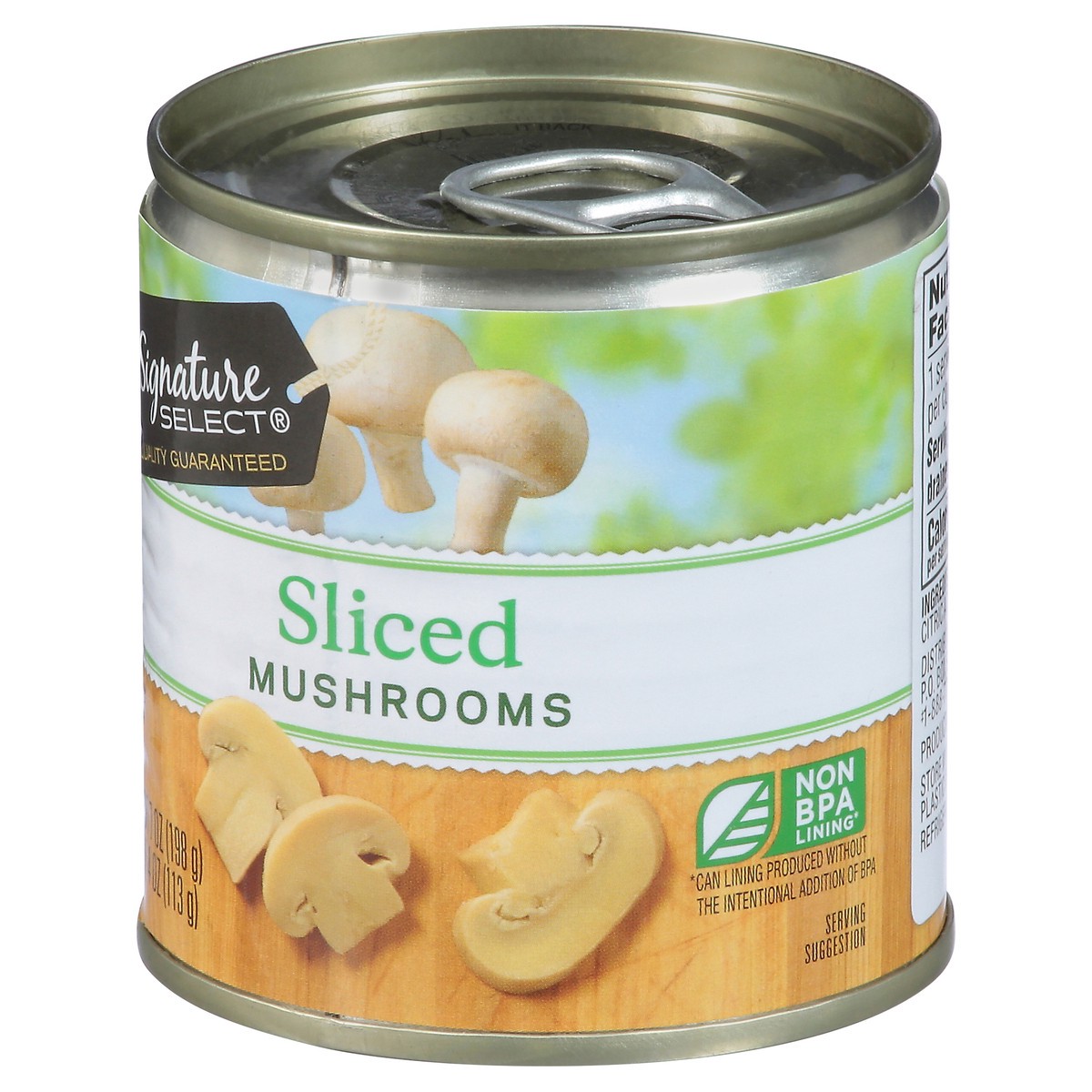 slide 4 of 11, Signature Select Sliced Mushrooms 7 oz, 7 oz