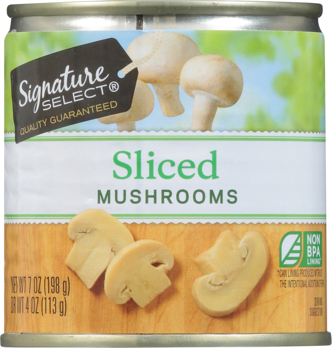 slide 2 of 11, Signature Select Sliced Mushrooms 7 oz, 7 oz