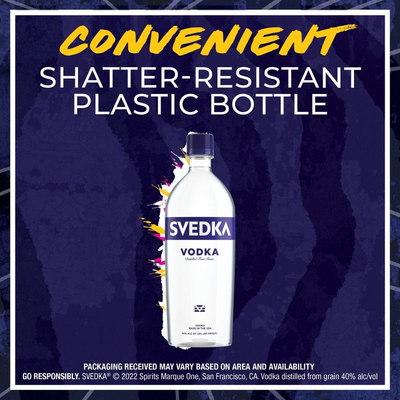 slide 2 of 7, SVEDKA Vodka - 750ml Plastic Bottle, 750 ml