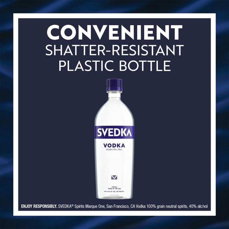 slide 3 of 7, SVEDKA Vodka - 750ml Plastic Bottle, 750 ml