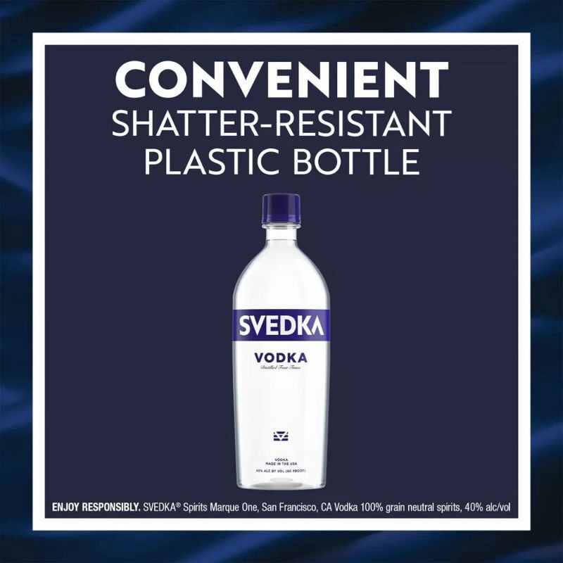 slide 4 of 9, SVEDKA Vodka - 750ml Plastic Bottle, 750 ml