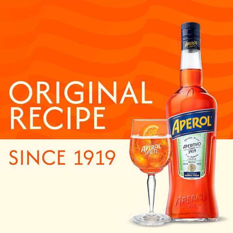 slide 3 of 11, Aperol Aperitivo Liqueur - 750ml Bottle, 750 ml