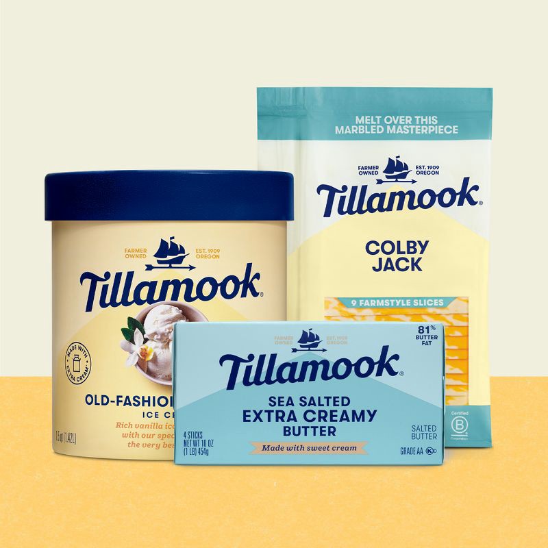 slide 4 of 4, Tillamook Farmstyle Colby Jack Cheese Slices - 8oz/9 slices, 8 oz