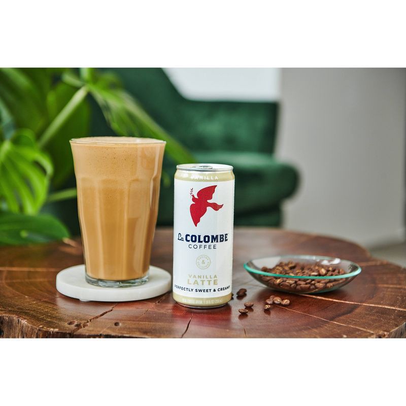slide 4 of 11, La Colombe Draft Latte Vanilla - 4pk/9 fl oz Cans, 4 ct; 9 fl oz