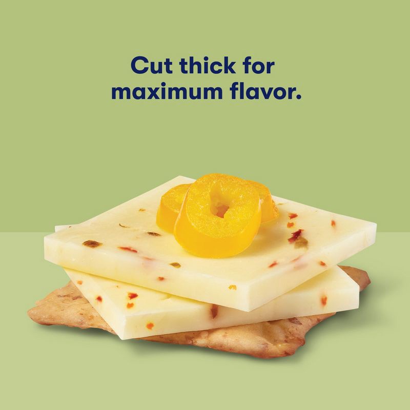 slide 4 of 8, Tillamook Farmstyle Pepper Jack Cheese Slices - 8oz/9 slices, 8 oz