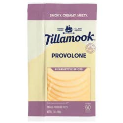 Tillamook Farmstyle Smoked Provolone Cheese Slices - 7oz/8 slices