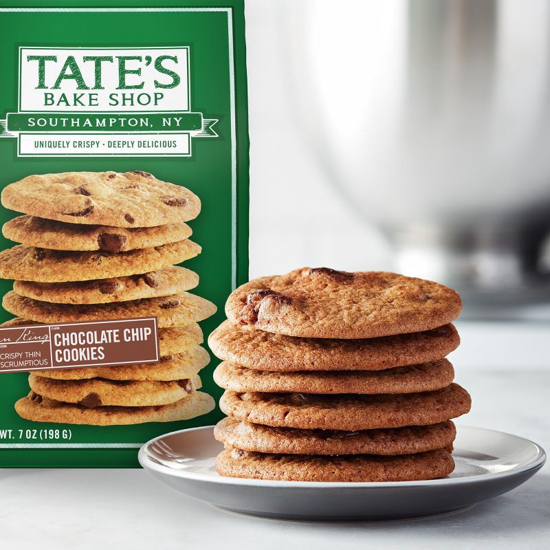 slide 2 of 12, Tate's Bake Shop Chocolate Chip Cookies - 7oz, 7 oz