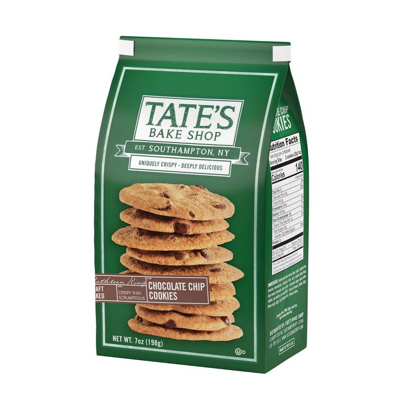 slide 8 of 12, Tate's Bake Shop Chocolate Chip Cookies - 7oz, 7 oz