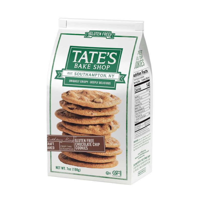 slide 8 of 15, Tate's Bake Shop Gluten Free Chocolate Chip Cookies - 7oz, 7 oz