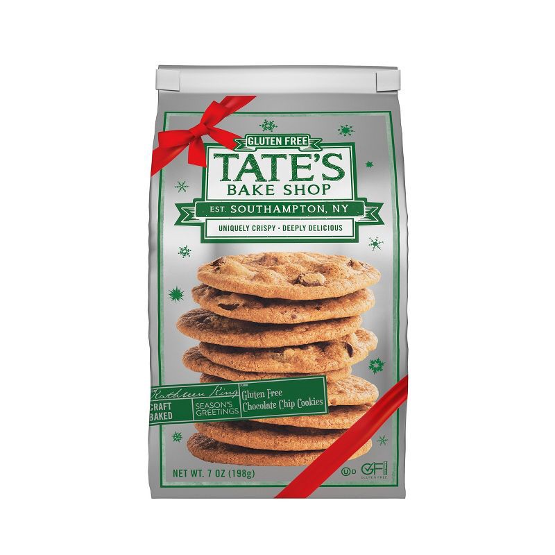 slide 1 of 15, Tate's Bake Shop Gluten Free Chocolate Chip Cookies - 7oz, 7 oz