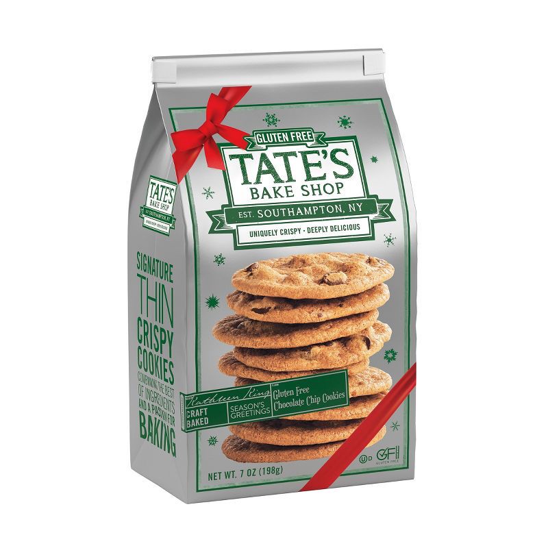 slide 10 of 15, Tate's Bake Shop Gluten Free Chocolate Chip Cookies - 7oz, 7 oz