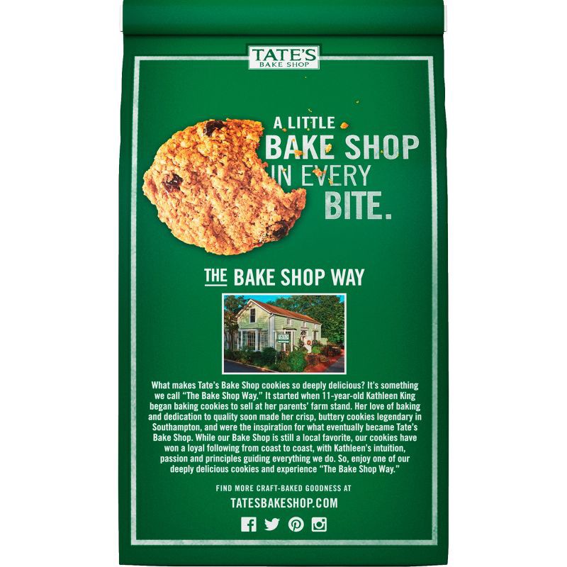 slide 7 of 13, Tate's Bake Shop Oatmeal Raisin Cookies - 7oz, 7 oz