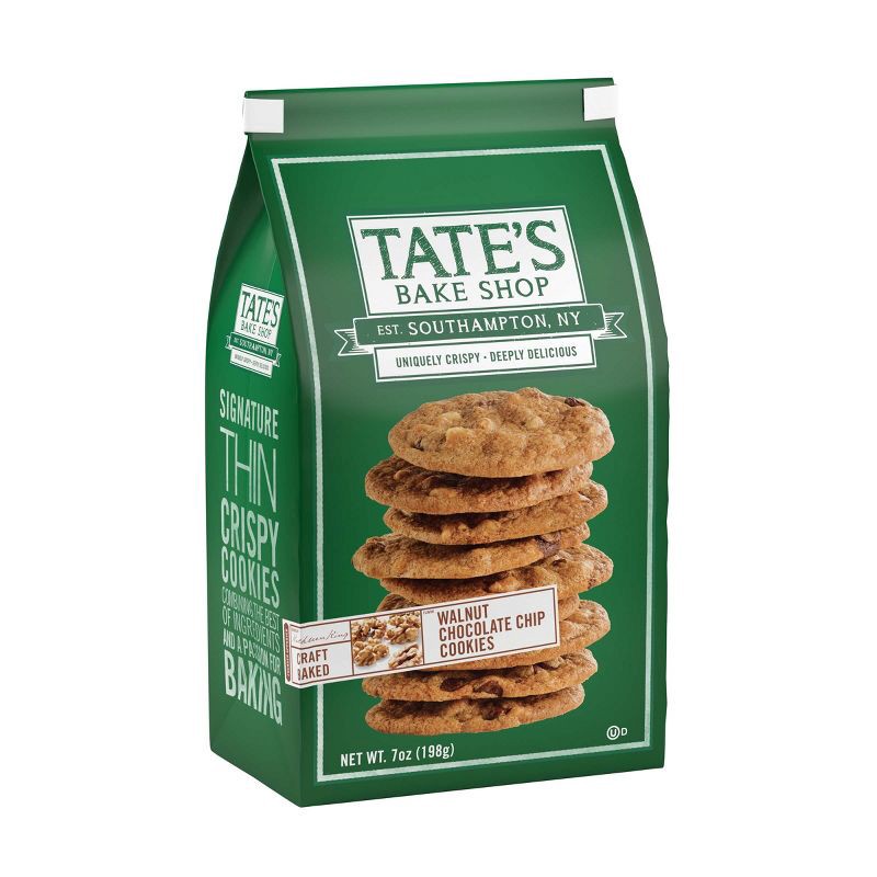 slide 6 of 11, Tate's Bake Shop Walnut Chocolate Chip Cookies - 7oz, 7 oz