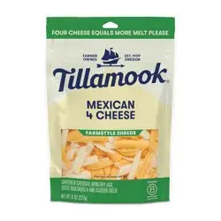 Tillamook Farmstyle Mexican 4 Cheese Shredded Cheese - 8oz