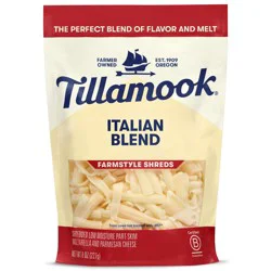 Tillamook Farmstyle Italian Blend Shredded Cheese - 8oz