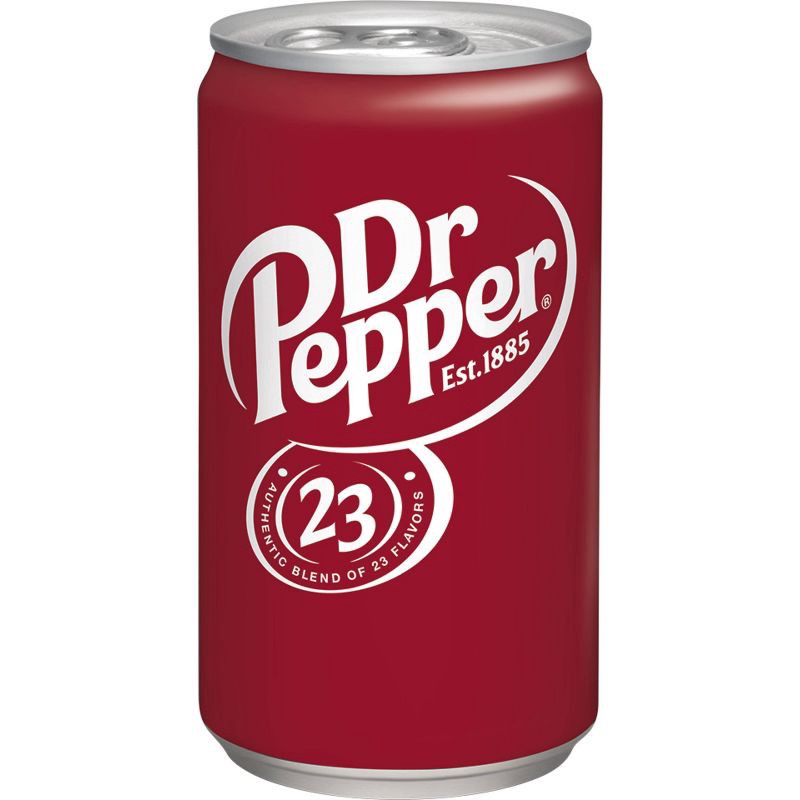 slide 3 of 7, Dr Pepper Soda - 10pk/7.5 fl oz Mini Cans, 10 ct; 7.5 fl oz