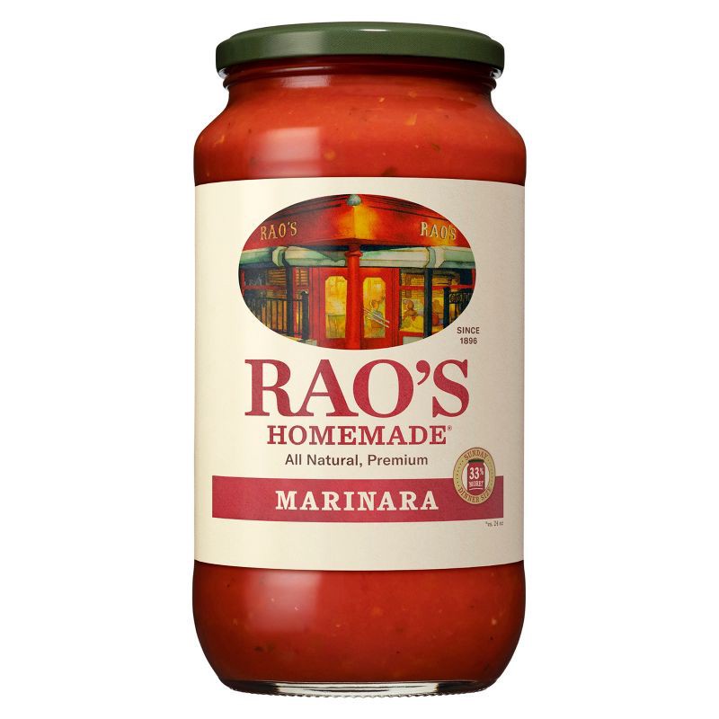 slide 1 of 6, Rao's Homemade Marinara Sauce Premium Quality All Natural Tomato Sauce & Pasta Sauce Keto Friendly & Carb Conscious - 32oz, 32 oz