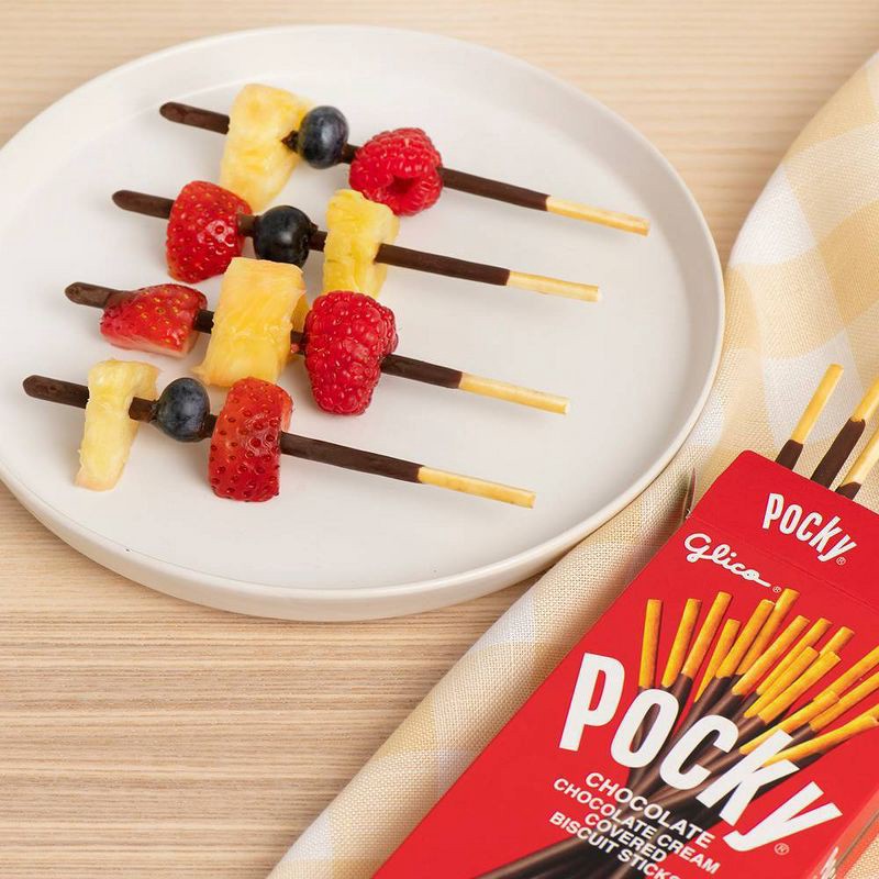 slide 3 of 5, Glico Pocky Chocolate Cream Covered Biscuit Sticks - 1.41oz, 1.41 oz