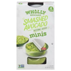Wholly Avocado Smashed Avocado Minis 4 - 2 oz Cups