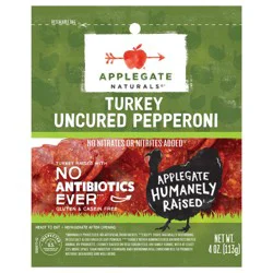 Applegate Farms Applegate Natural Uncured Turkey Pepperoni - 4oz