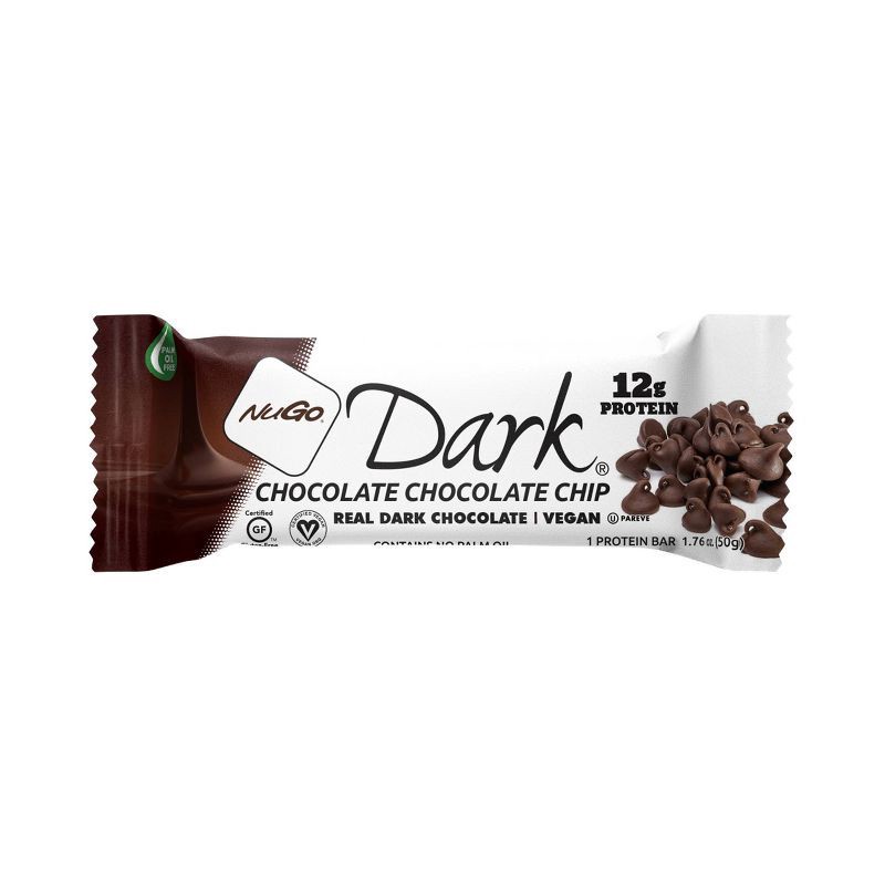 slide 1 of 4, NuGo Nutrition Nugo Dark Chocolate Chip Gluten Free Granola Bars - 1.76oz, 1.76 oz