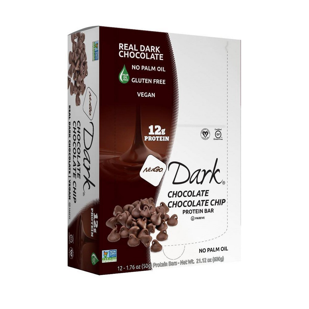 slide 3 of 4, NuGo Dark Chocolate Chocolate Chip Bar, 1.76 oz