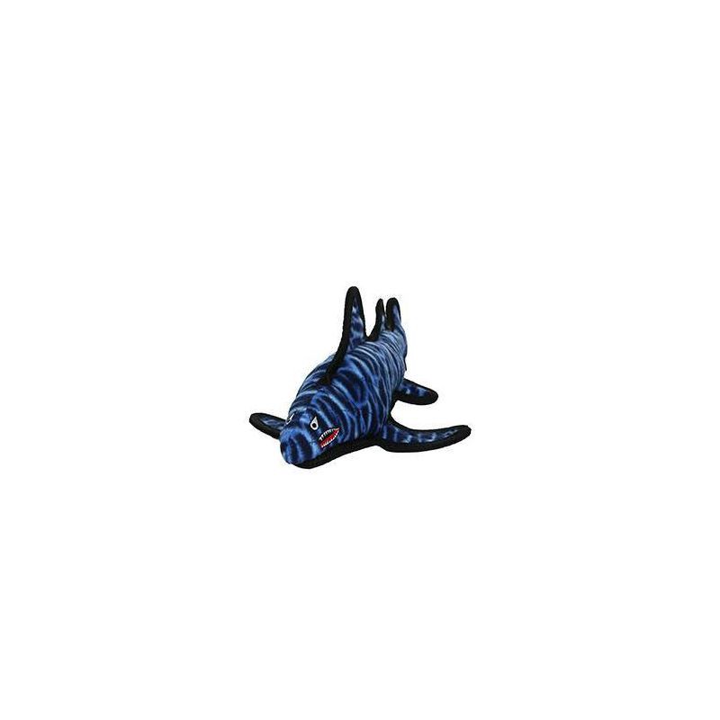 slide 4 of 4, Tuffy's Ballistic Shark Pet Toy - Blue - M/L, 1 ct