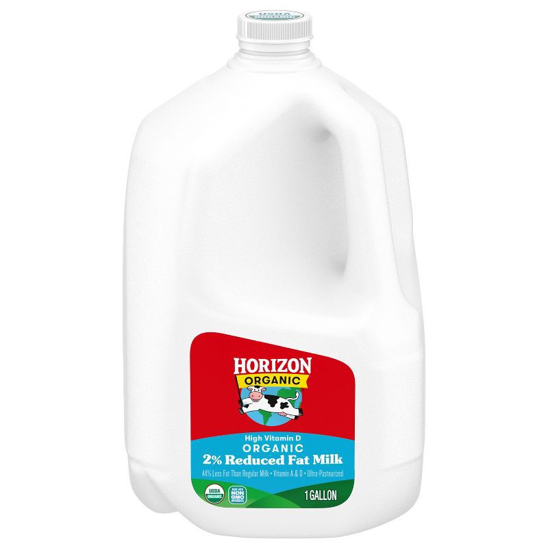 slide 1 of 12, Horizon Organic 2% Reduced Fat Milk - 1gal, 1 gal