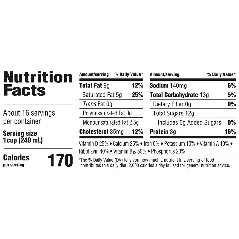 slide 9 of 9, Horizon Organic Whole High Vitamin D Milk - 1gal, 1 gal