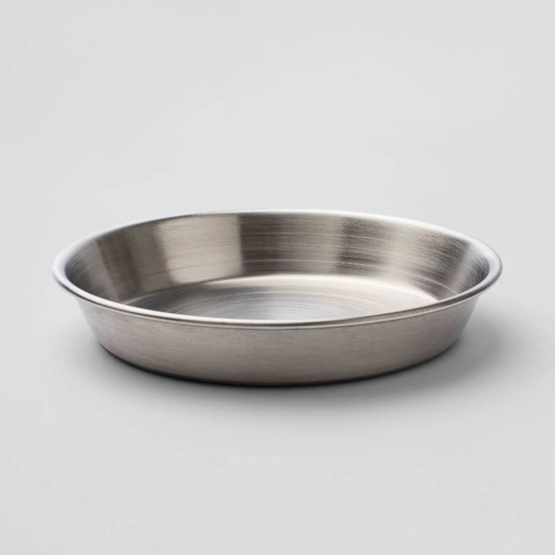 slide 1 of 3, Matte Stainless Steel Cat & Dog Dish Bowl - Silver - 13.2oz - Boots & Barkley™, 13.2 oz