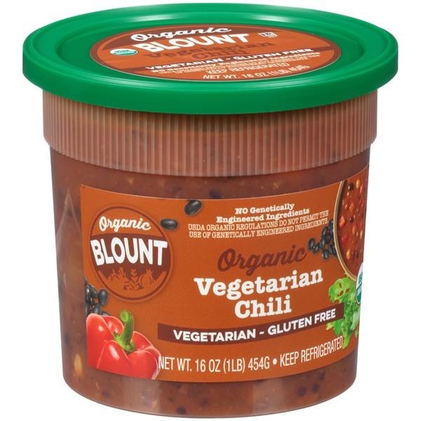 slide 1 of 1, Blount Soup Organic Vege Chili, 16 oz