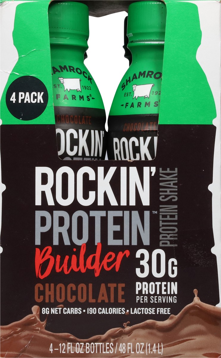 slide 8 of 13, Shamrock Farms Rockin' Protein Builder Chocolate 4 pack, 4 ct