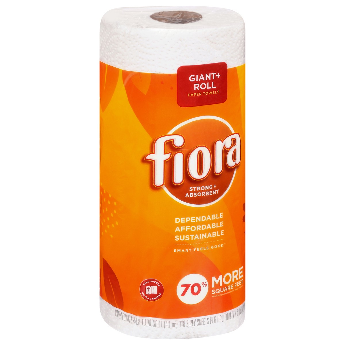 slide 4 of 9, Fiora 2-Ply Giant+ Roll Paper Towel 1 ea, 1 ct