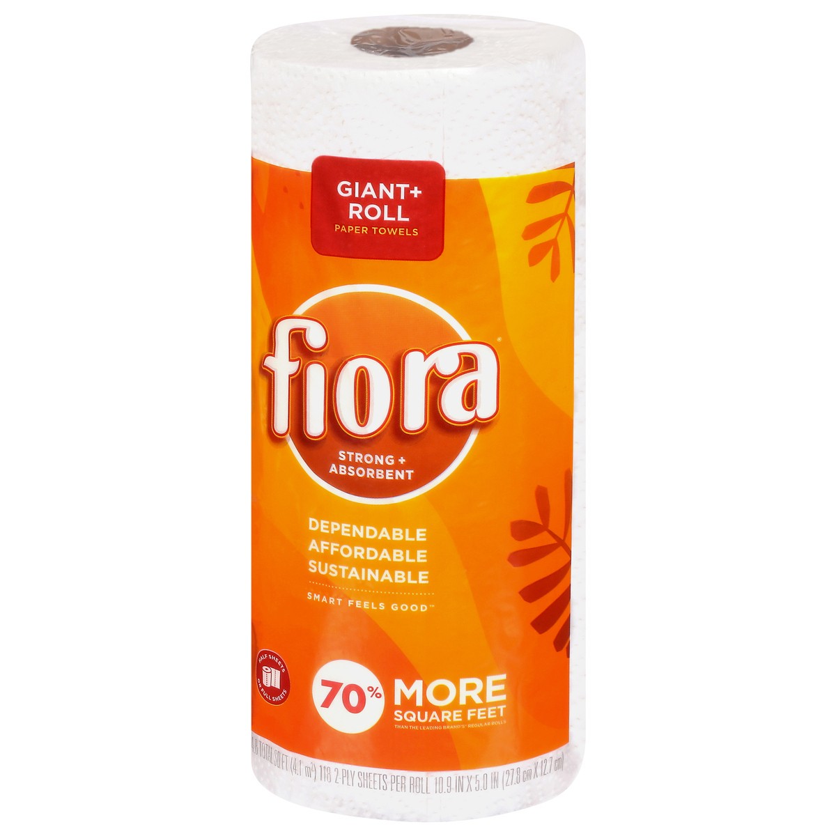 slide 3 of 9, Fiora 2-Ply Giant+ Roll Paper Towel 1 ea, 1 ct