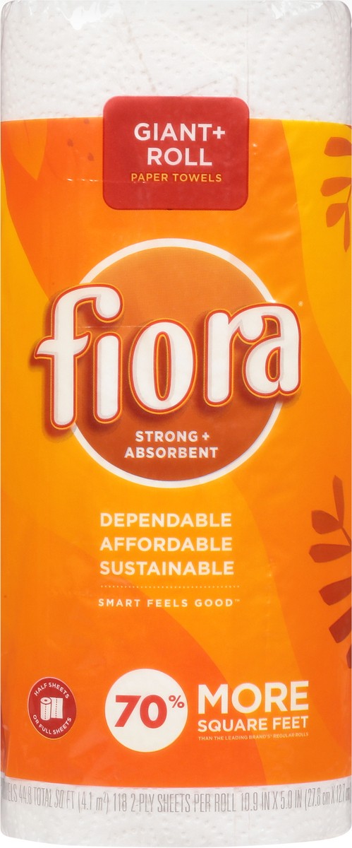 slide 9 of 9, Fiora 2-Ply Giant+ Roll Paper Towel 1 ea, 1 ct