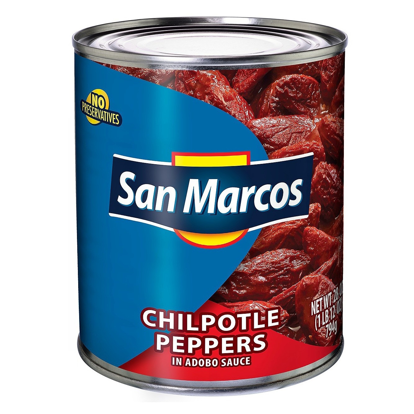 slide 1 of 3, San Marcos Chipotle Peppers, 28 oz