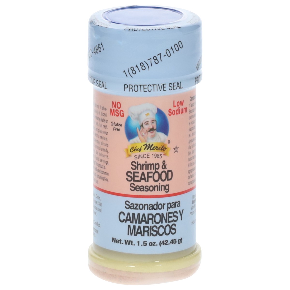 slide 8 of 13, Chef Merito Shrimp & Seafood Seasoning 1.5 oz, 1.5 oz