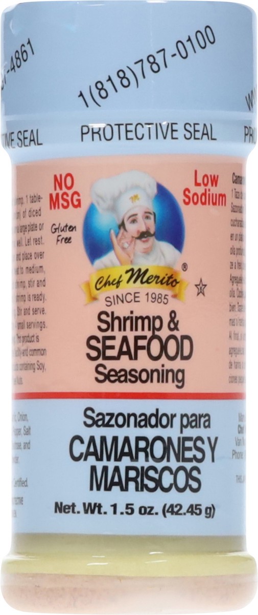 slide 6 of 13, Chef Merito Shrimp & Seafood Seasoning 1.5 oz, 1.5 oz