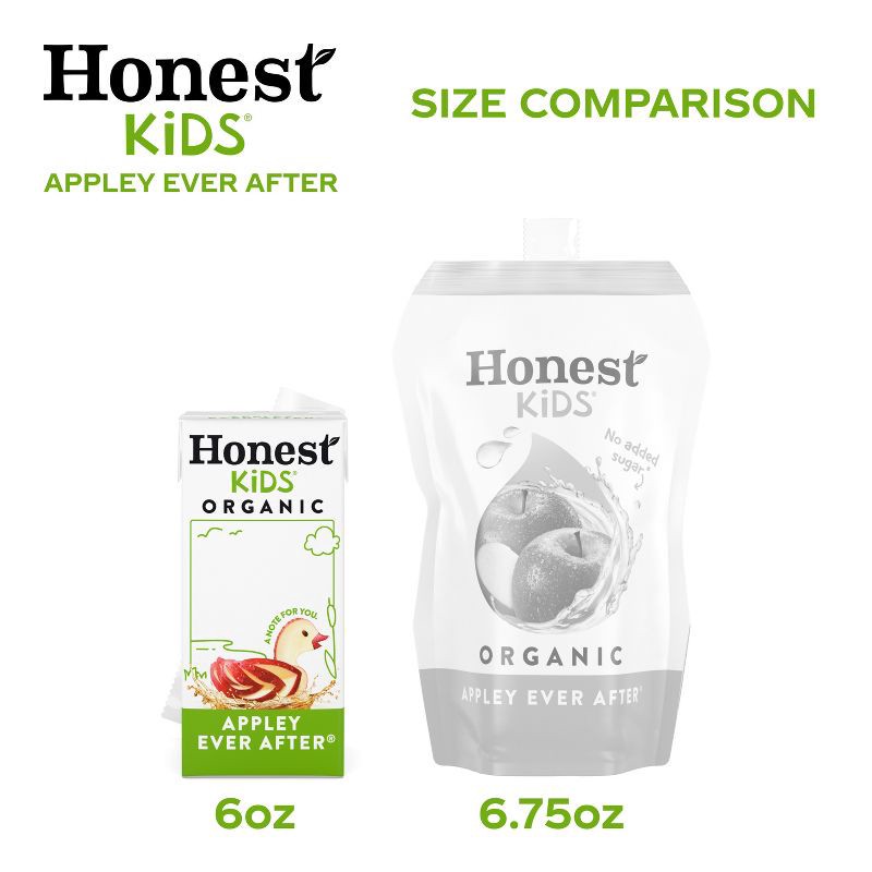slide 3 of 9, Honest Kids Organic Apple Juice Drink - 8pk/6 fl oz Box, 8 ct; 6 fl oz