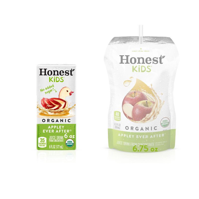 slide 7 of 7, Honest Kids Organic Apple Juice Drink - 8pk/6 fl oz Box, 8 ct; 6 fl oz