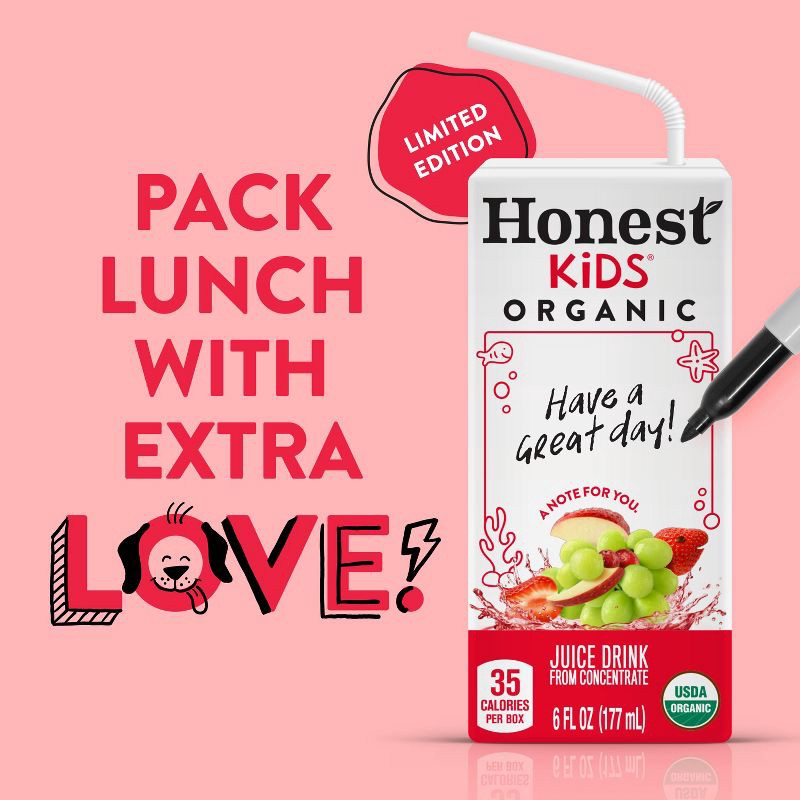 slide 2 of 7, Honest Kids Organic Fruit Punch Juice Drink - 8pk/6 fl oz Boxes, 8 ct; 6 fl oz